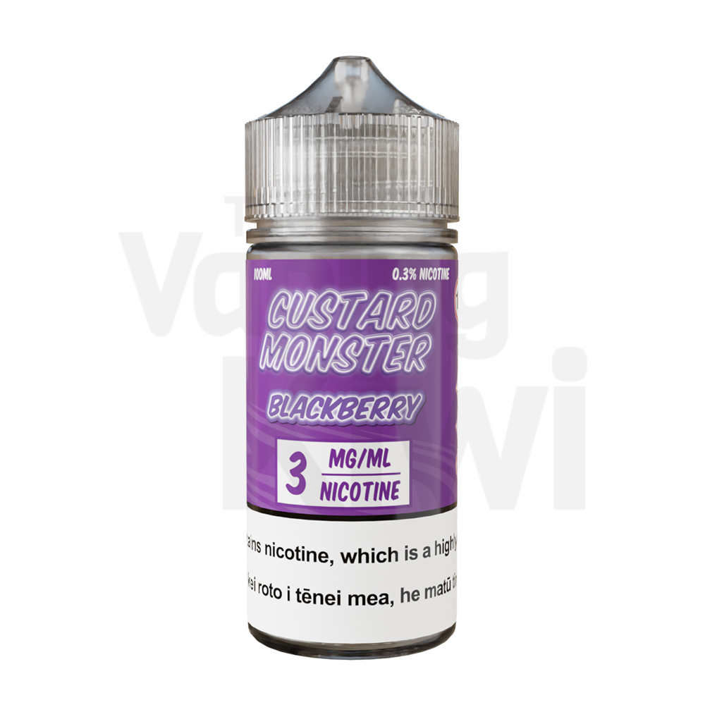 Blackberry AKA Blackberry Custard • Custard Monster • VG HEAVY The