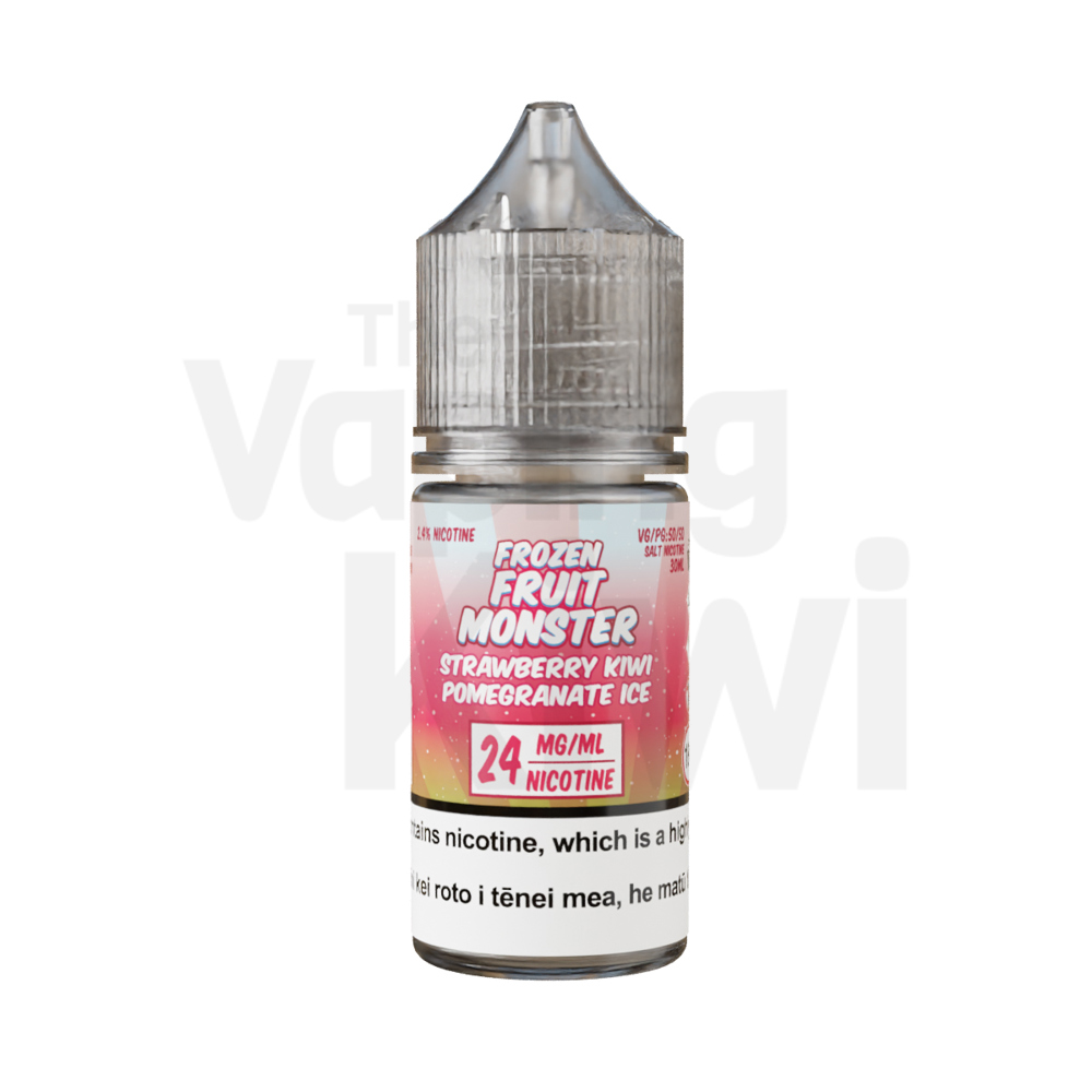 Strawberry Kiwi Pomegranate Ice • Frozen Fruit Monster • NIC SALTS