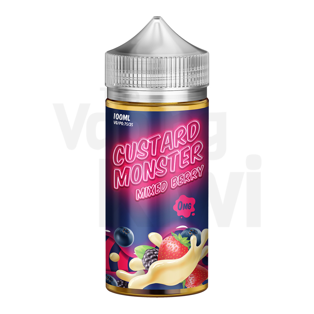 Mixed Berry Custard • Custard Monster • VG HEAVY The Vaping Kiwi